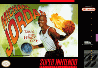 Michael Jordan Chaos in the Windy City Super Nintendo  box art